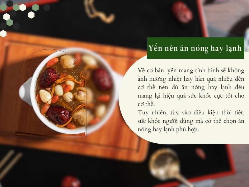 Yến Có Tính Hàn Hay Nhiệt? Tìm Hiểu Để Sử Dụng Đúng Cách Và Hiệu Quả